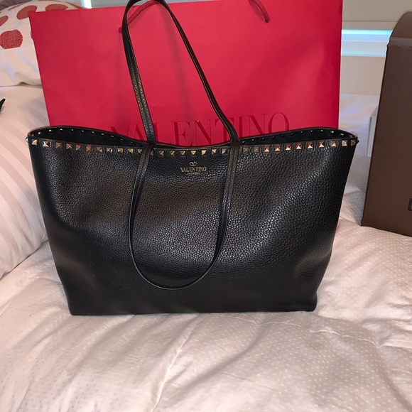 Valentino Handbags - Valentino Rockstud Tote